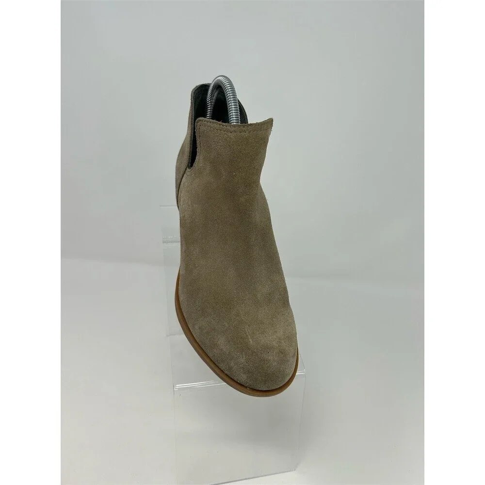 SOREL Lolla II Cut Out Ankle Booties Womens Beige Slip-On Lug Sole Size 7
